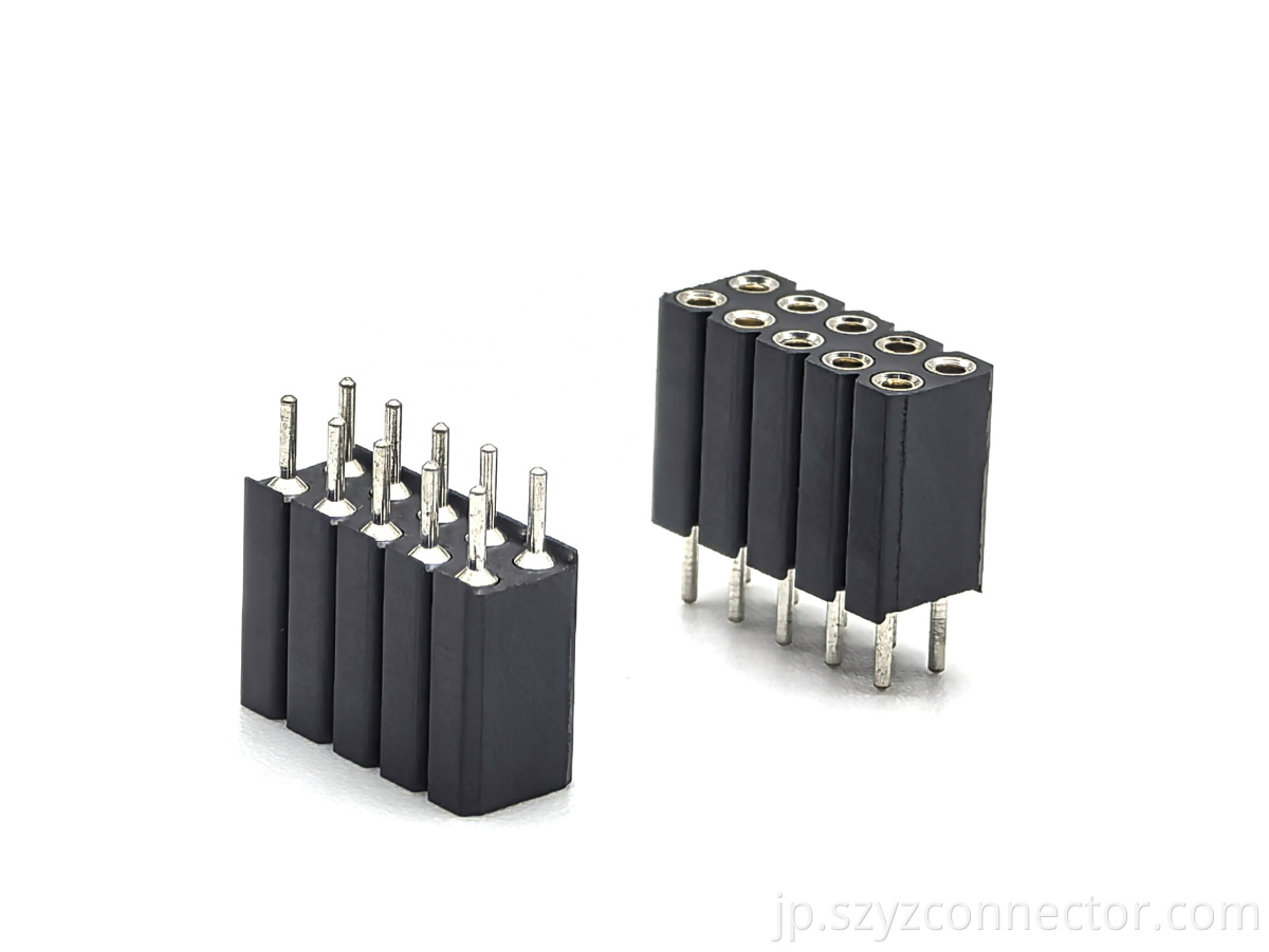 2.54mmピッチ機械加工されたメスヘッダー 2.54mm Pitch Machined Female header